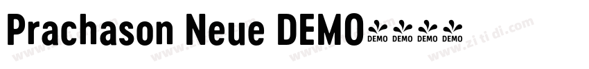 Prachason Neue DEMO字体转换